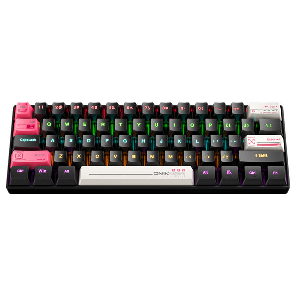 Onikuma G55 gaming mechanical keyboard - 61 key compact RGB keyboard