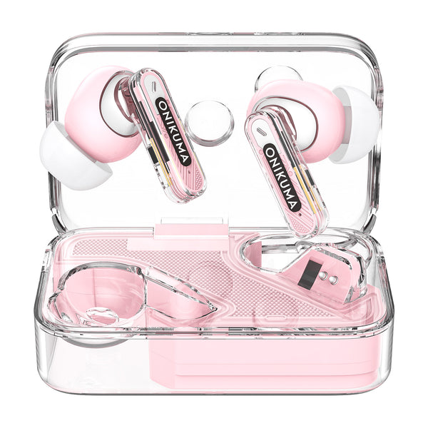 ONIKUMA T5 In-Ear Bluetooth Earbuds, Pink